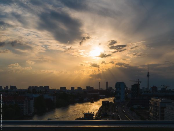 Berlin vom 9- Stock fotografiert