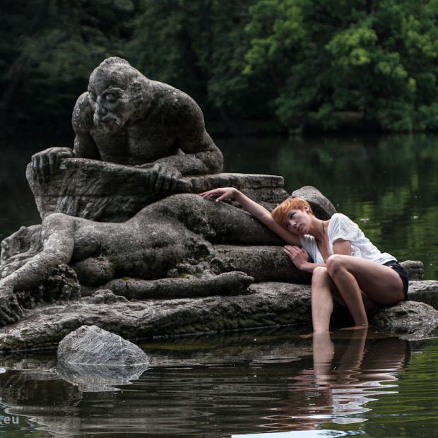 Nancy Markmann - Portraitfoto im Treptower Park, Berlin