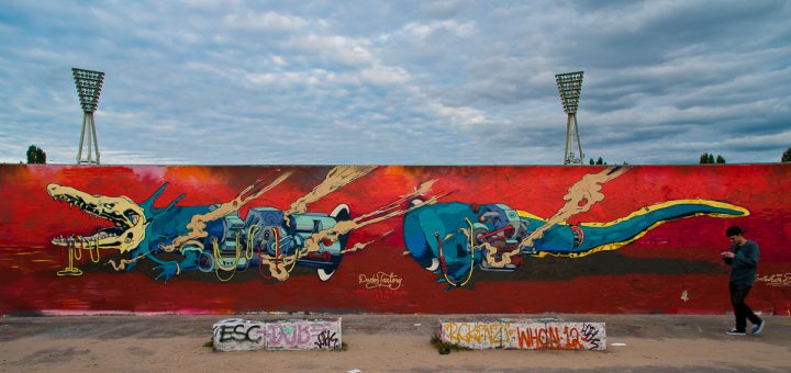 Grafitti im Mauerpark