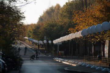 Lichtgrenze am Mauerpark