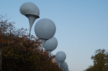 Lichtgrenze am Mauerpark