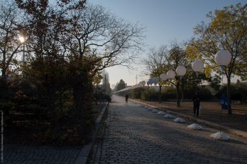 Lichtgrenze am Mauerpark