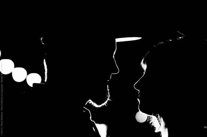 Low key Paarportrait