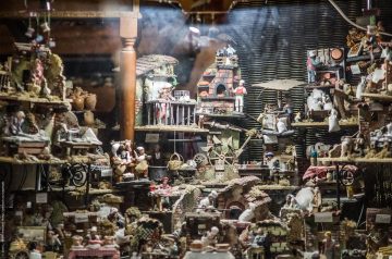Schaufenster in Berlin bei Nacht