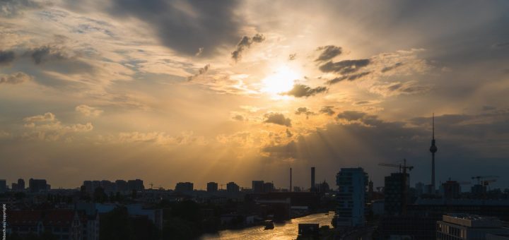 Berlin vom 9- Stock fotografiert