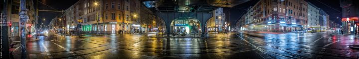 180 Grad Panorama am U-Bahnhof Eberswalder Strasse