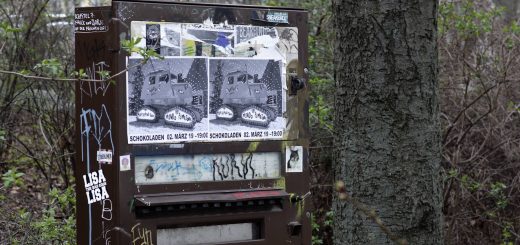 Kaputter Zigarettenautomat