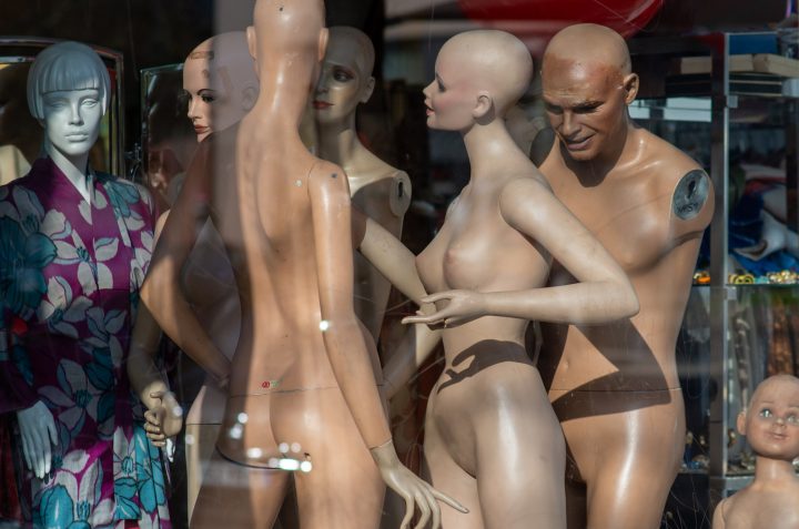 Happy Mannequin Family